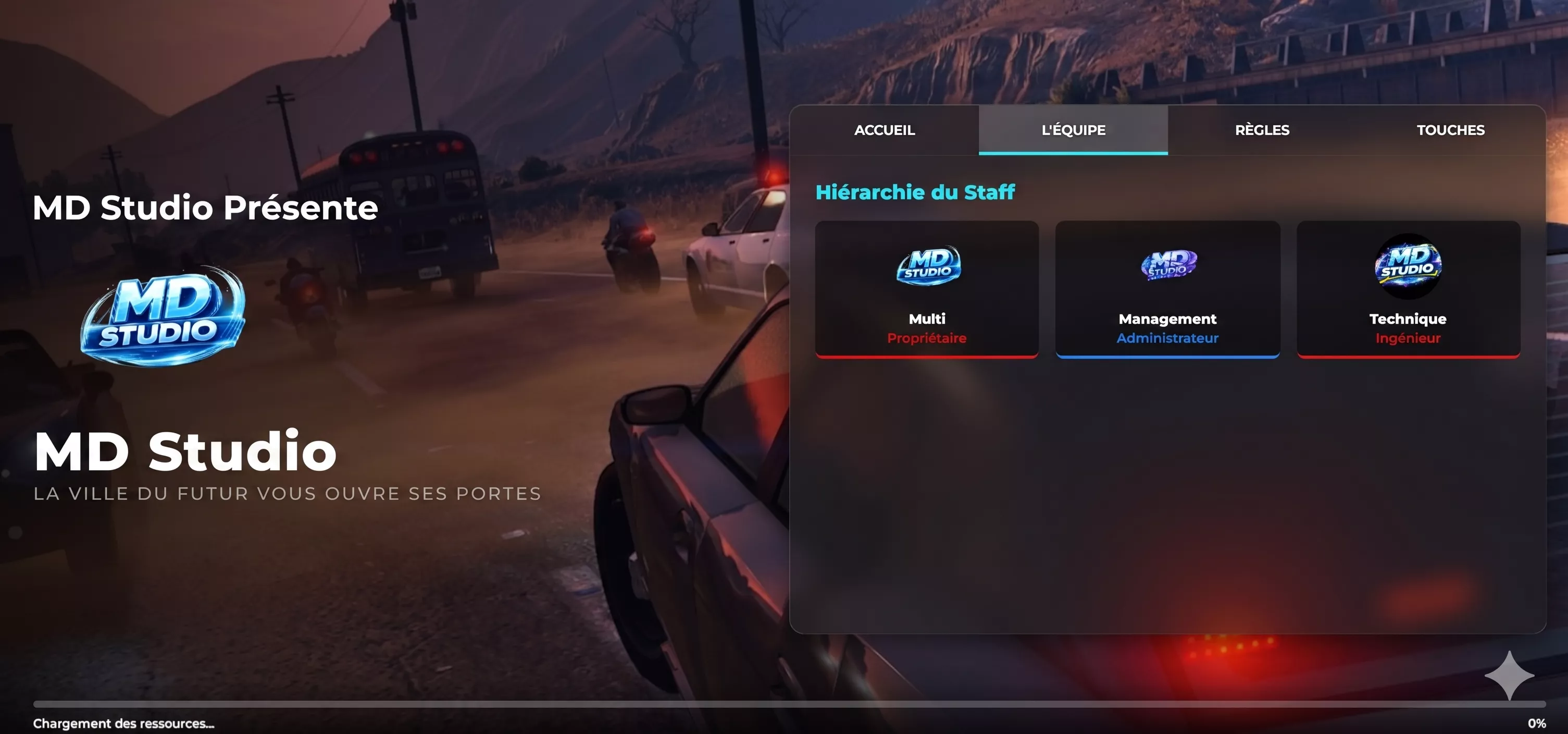 MD STUDIO LOADING SCREEN